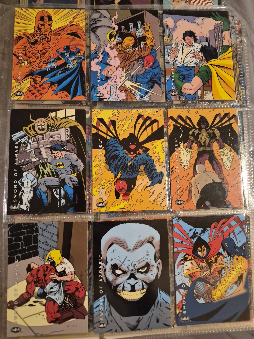 DC Comic Collector Cards 9pcs